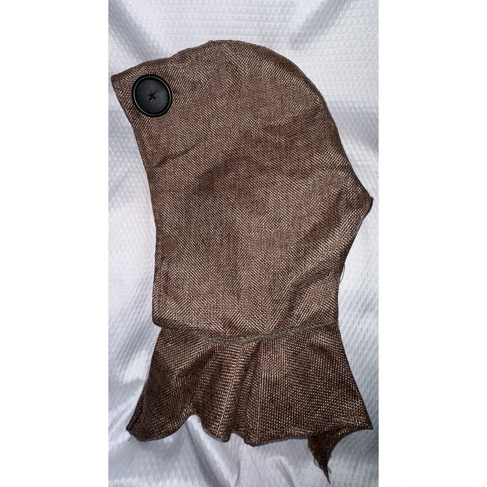 Trick 'r Treat Sam Costume Fleece Jumpsuit w/Scarecrow Hood 2T Spirit Halloween